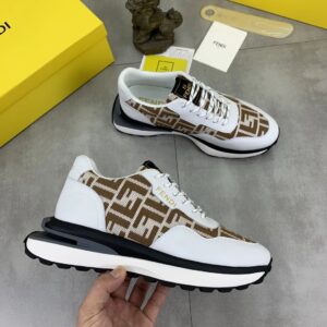 fendi new driving shoes white