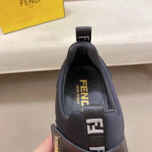 fendi high top sneakers black