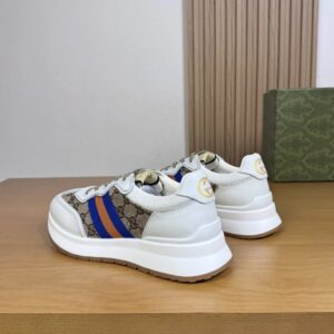 gucci ​re motion premium sneakers white gray