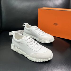 hermes bouncing luxury sneakers white