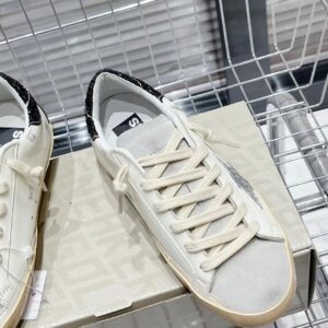 golden goose superstar sneakers black silver