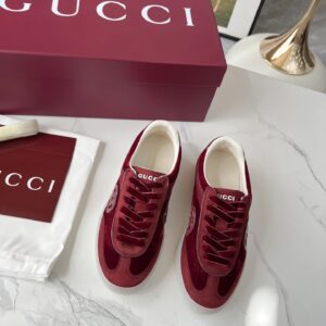 gucci 3d gg trainers red