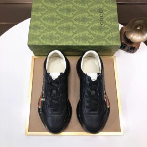 gucci rhyton clunky sneakers black tiger