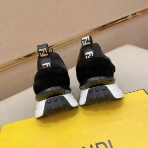 fendi high top sneakers black