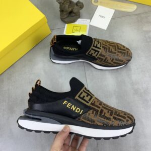 fendi new driving shoes black
