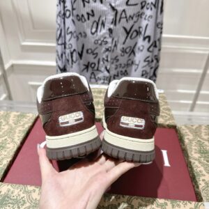 gucci re web sneakers maroon