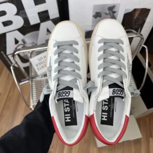 golden goose hi star sneakers red tail