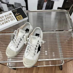 golden goose vstar2 sneakers canvas black