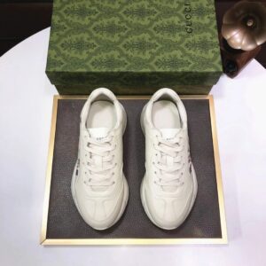 gucci rhyton clunky sneakers white supreme