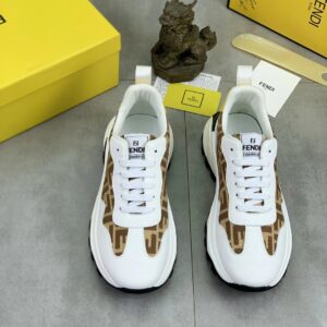 fendi new driving shoes white