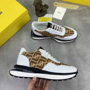 fendi new driving shoes white