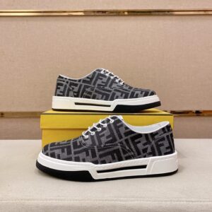 fendi new sneakers black gray