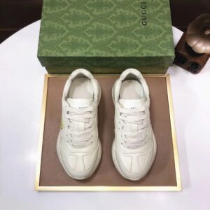 gucci rhyton clunky sneakers white yellow