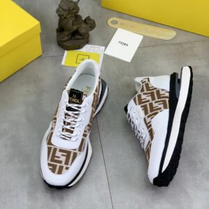 fendi new driving shoes white