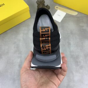 fendi new driving shoes black