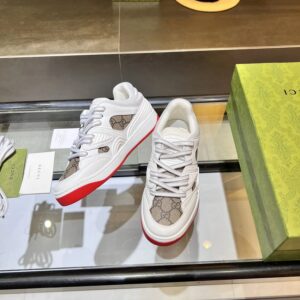 gucci screener low top sneakers white gray