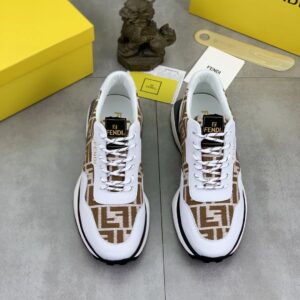 fendi new driving shoes white