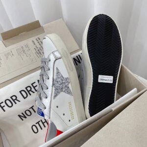 golden goose sstar sneakers red glitter