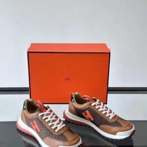 hermes hugo sneakers brown