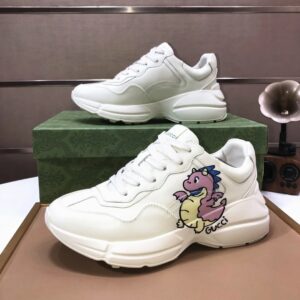 gucci rhyton clunky sneakers white dragon