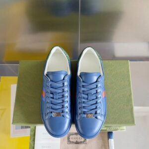 gucci ace bee sneakers blue