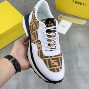 fendi new driving shoes white
