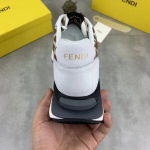 fendi new driving shoes white