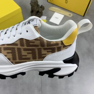fendi new driving shoes white