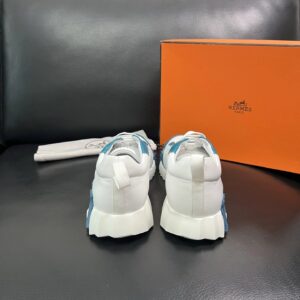 hermes bouncing luxury sneakers blue white
