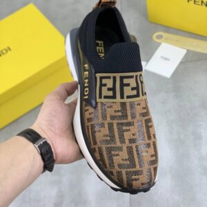 fendi new driving shoes black