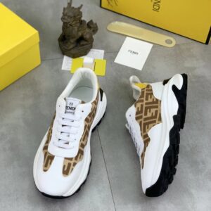 fendi new driving shoes white