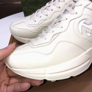 gucci rhyton clunky sneakers white