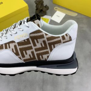 fendi new driving shoes white
