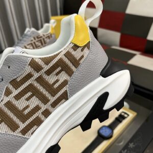 fendi new driving sneakers grey