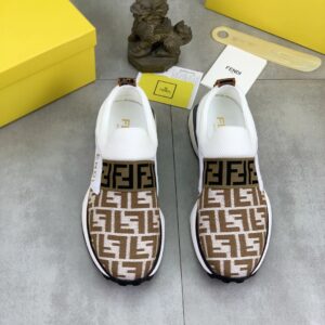 fendi new driving shoes white