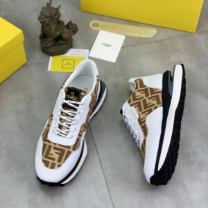 fendi new driving shoes white
