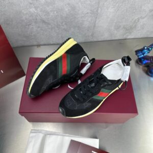 gucci re motion sneakers black