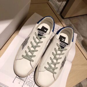 golden goose hi star sneakers blue tail