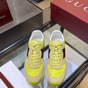 gucci re motion sneakers yellow