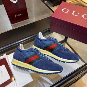 gucci re motion sneakers navy