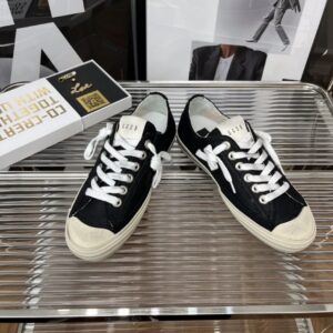 golden goose vstar2 sneakers black