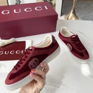 gucci 3d gg trainers red
