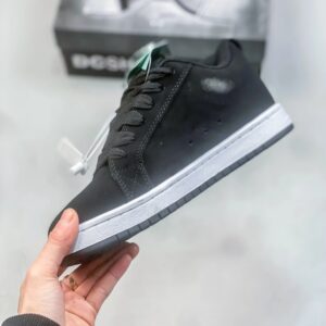 dc black skate shoes