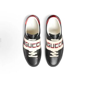 gucci ace embroidered low top sneakers black