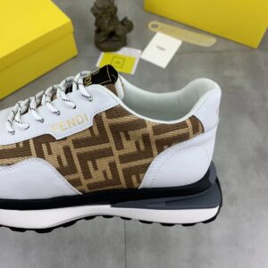 fendi new driving shoes white