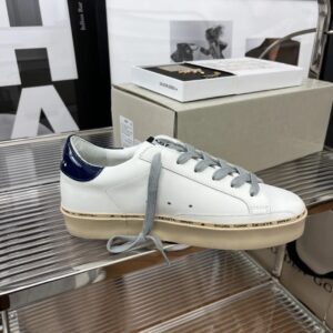 golden goose hi star sneakers white glitter