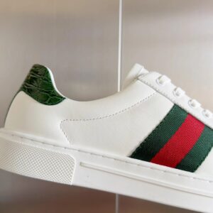 gucci ace bee sneakers white