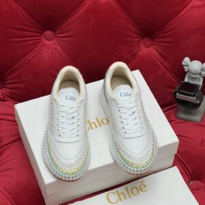 chloe white sneakers