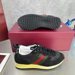 gucci re motion sneakers black