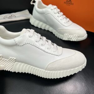 hermes bouncing luxury sneakers white